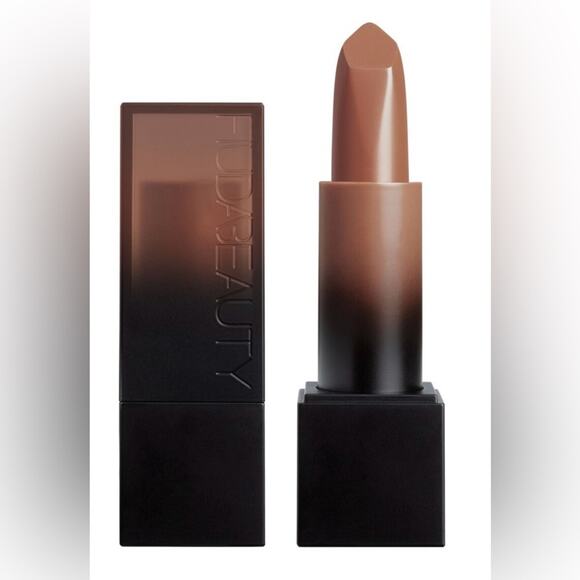 HUDA Power Bullet Cream Glow Hydrating Lipstick BOSSY BROWN GOAL DIGGER - Picture 1 of 4